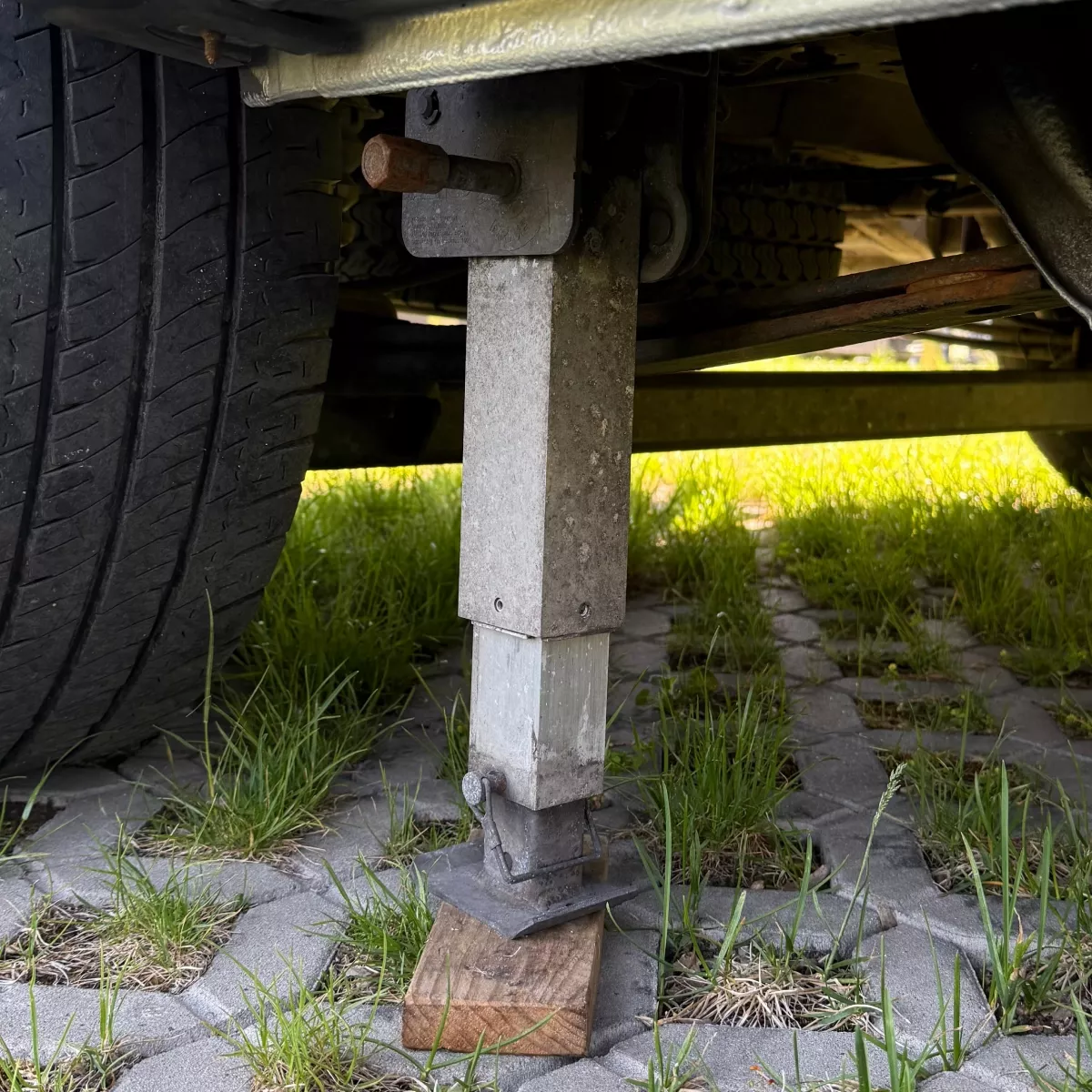 Hubstützen am Wohnmobil