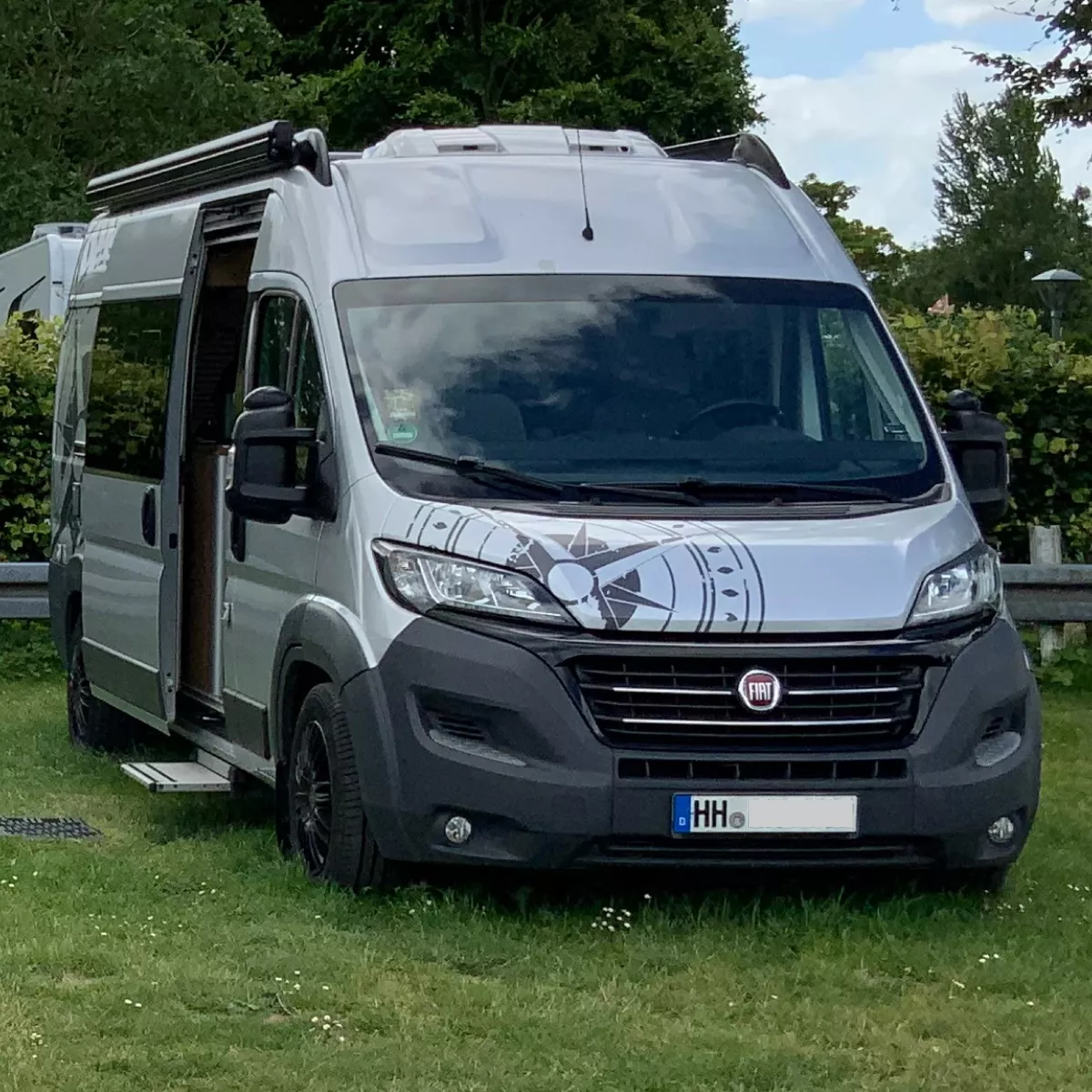 Außenansicht des Wohnmobils